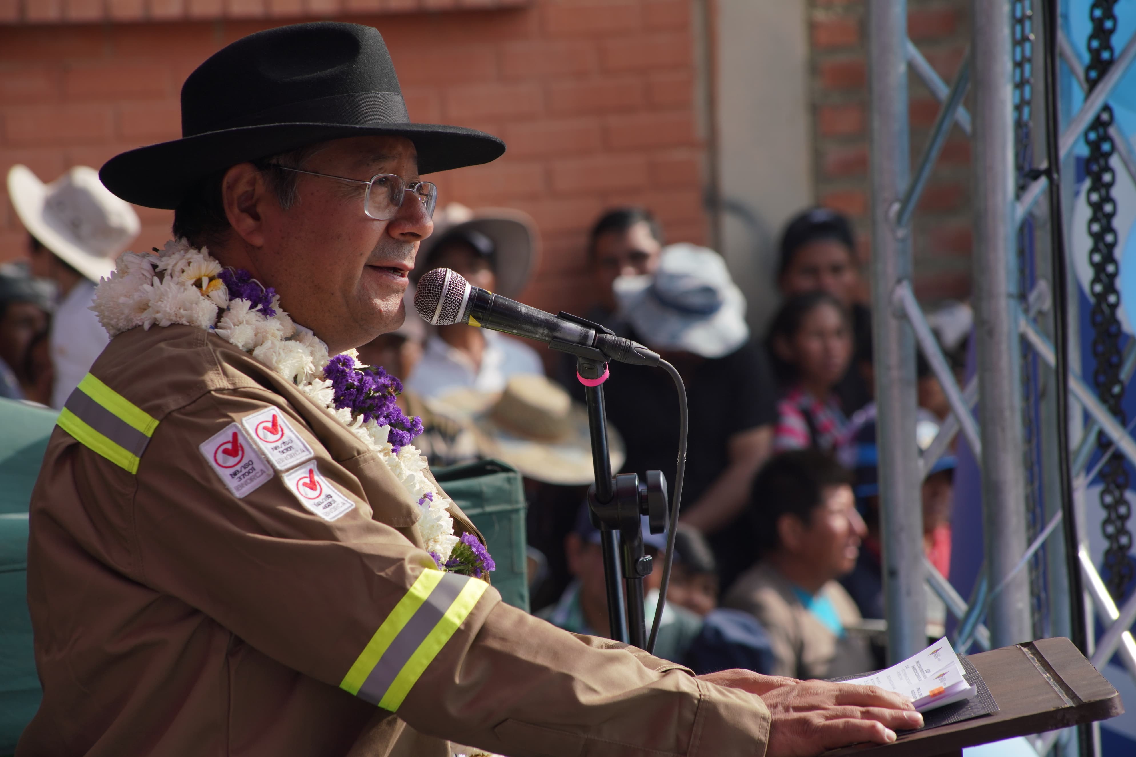 Arce asegura que los bolivianos quieren trabajar y no más violencia