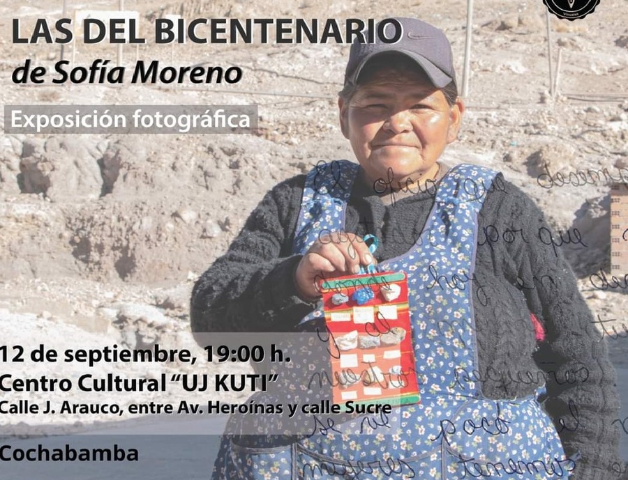 Muestra fotográfica “Las del Bicentenario” celebra los oficios de las mujeres bolivianas