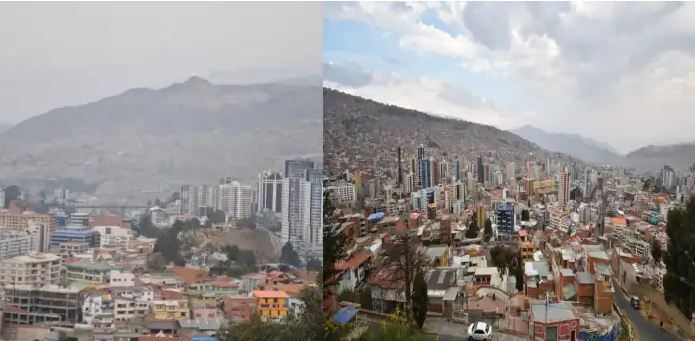 La Paz mantiene calidad del aire muy mala desde el 2 de septiembre