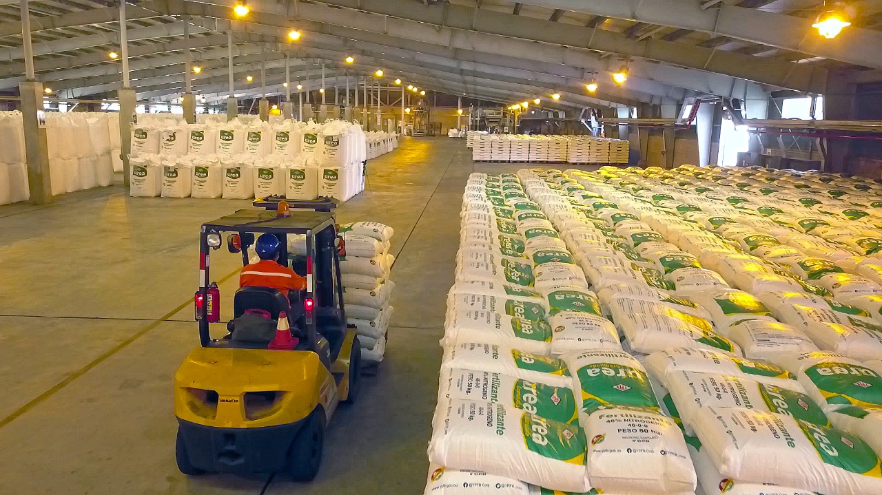 Exportaciones de urea boliviana crecen en 42% y llegan a $us 56 millones a junio
