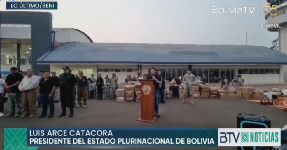 Unas 15 toneladas de ayuda humanitaria arriban a Riberalta y Guayaramerín para afectados por los incendios