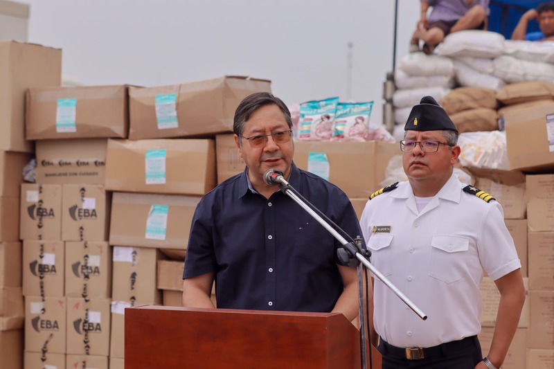 30 toneladas de ayuda humanitaria llegan a Beni para para socorrer a familias afectadas por los incendios 