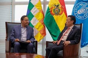 Arce y director de la FAO trazan una agenda de acciones para la seguridad alimentaria