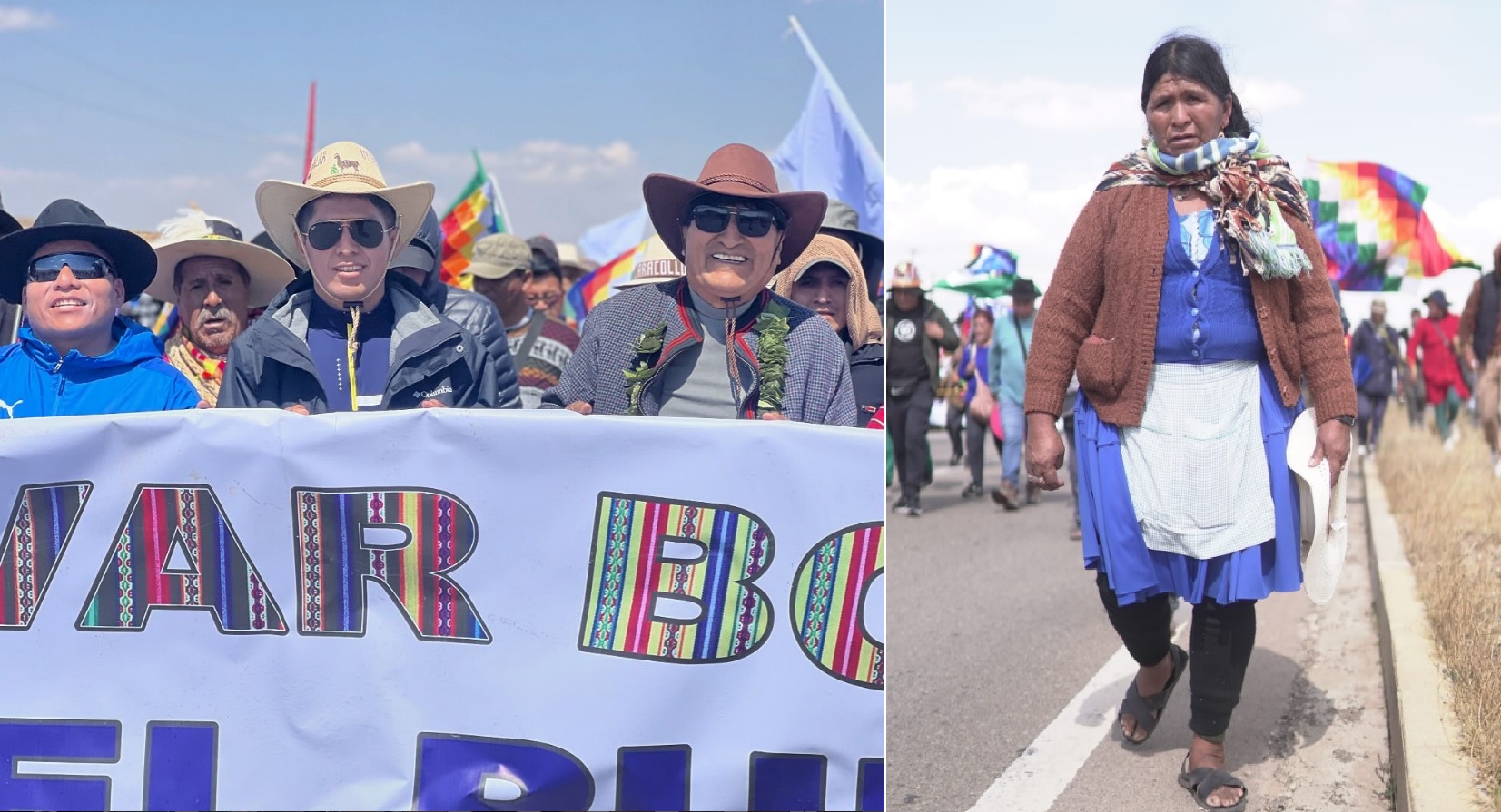 Morales y legisladores dejan marcha evista, cansancio y satanización entre los justificativos