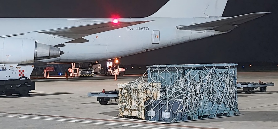 Llegan más de 43 toneladas de equipamiento tecnológico para el reactor nuclear de investigación RB-01