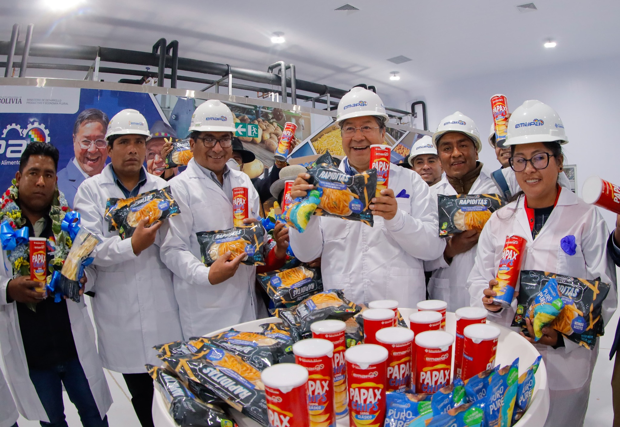 Nueva planta procesadora de papa de El Alto sustituirá importaciones de 5 tipos de productos