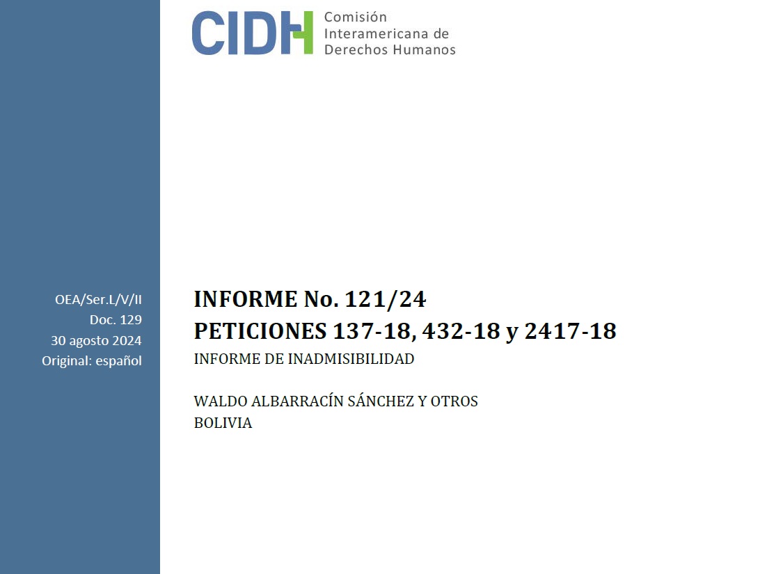 CIDH valida sentencia del TCP que anula reelección indefinida que favoreció a Morales