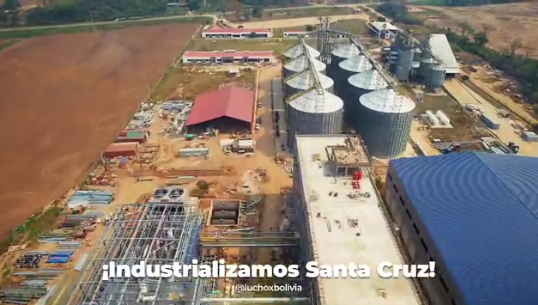 Construcción de la Planta Industrial de Transformación de Subproductos de Soya avanza en 93%