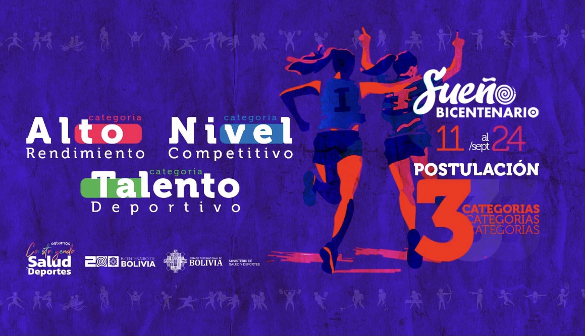 Lanzan incentivo de más de Bs 20 millones para la preparación de deportistas en diferentes disciplinas