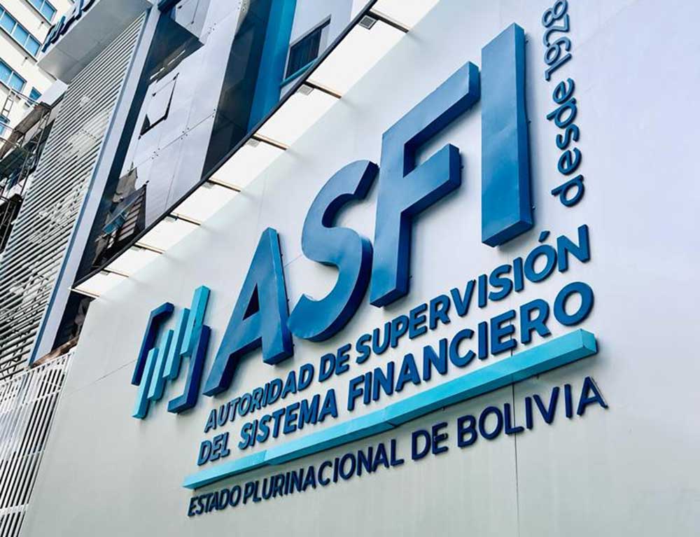 Edificio de la Autoridad de Supervisión del Sistema Financiero (ASFI) en La Paz. Foto: ASFI