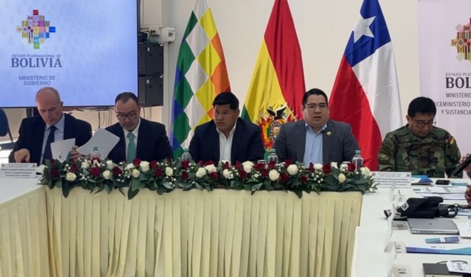 Bolivia y Chile fortalecen cooperación en la lucha contra el narcotráfico y delitos conexos