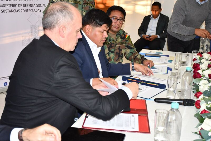 Bolivia y Chile sellan alianza con 16 compromisos para frenar el narcotráfico