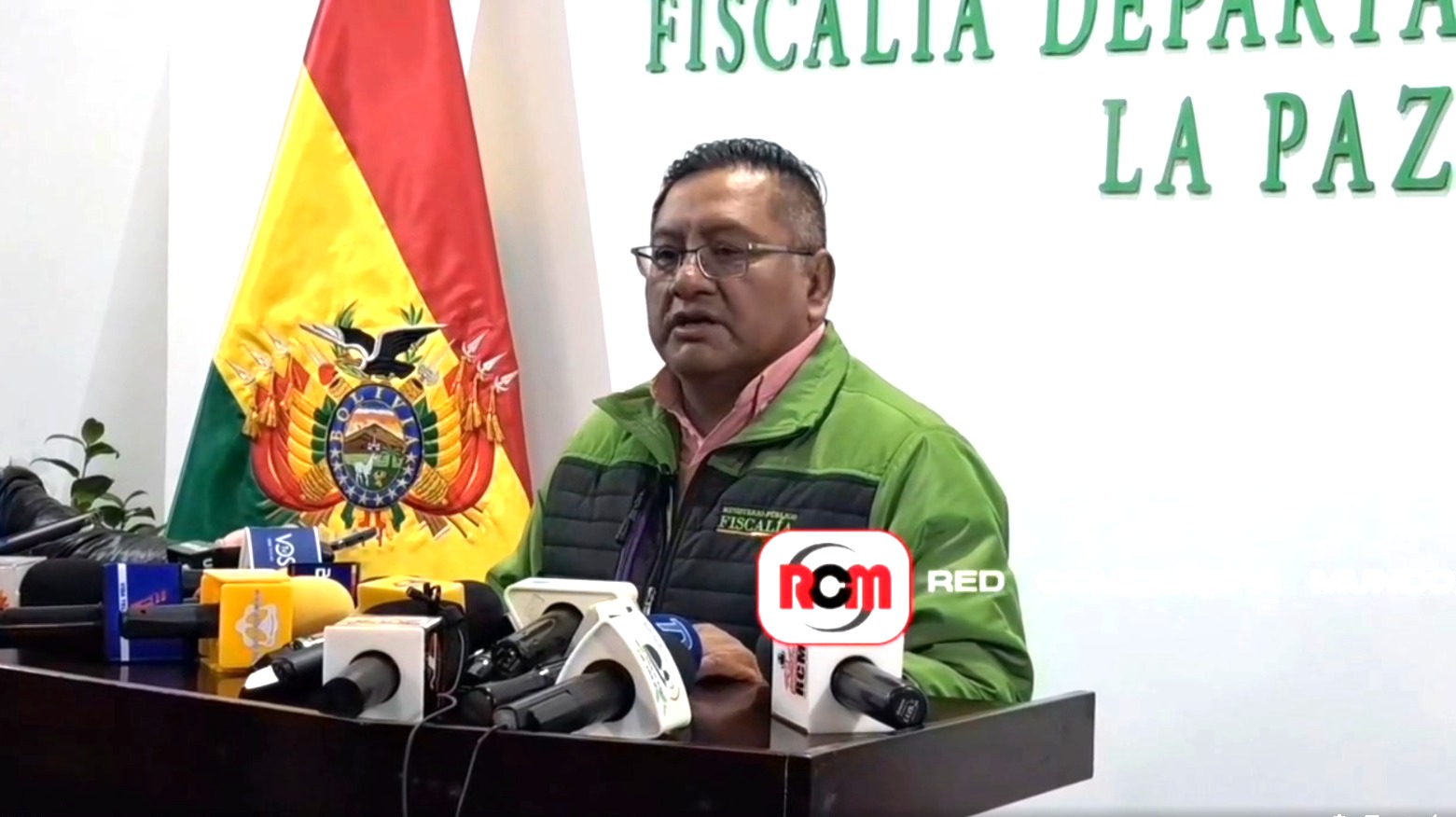 Fiscal de Delitos Contra la Integridad Personal de La Paz, Gustavo Valdez. Captura: Radio Compañera 