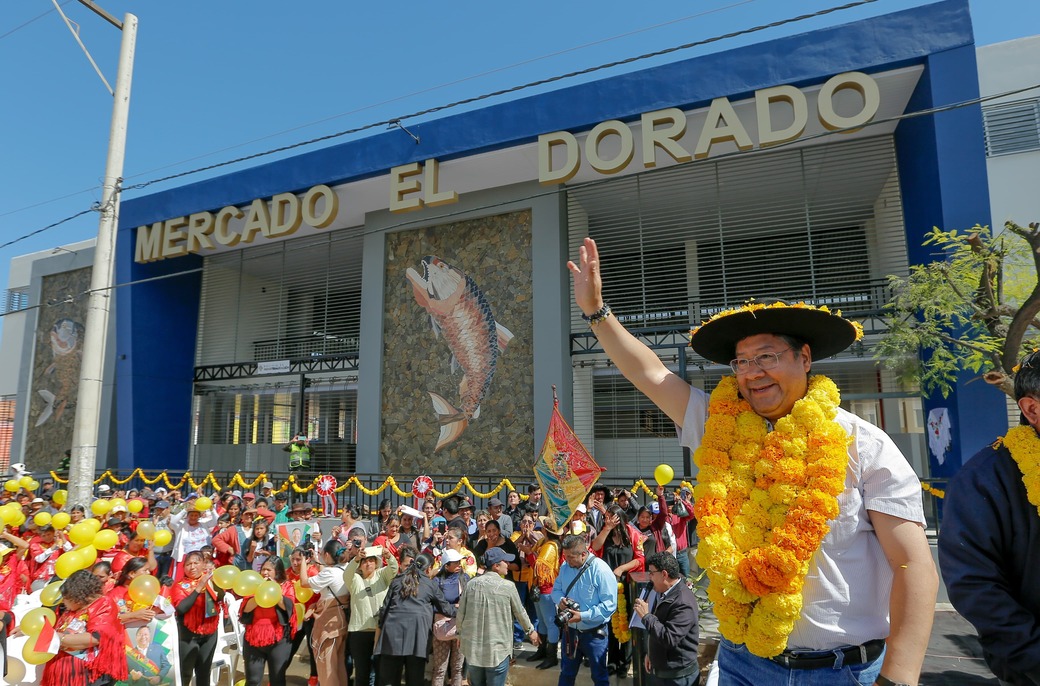Tarija estrena mercado El Dorado y otras cuatro obras que superan los Bs 32 millones en su efeméride