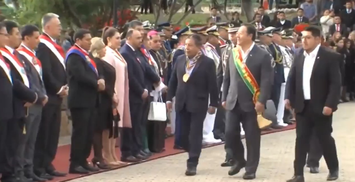 Arce lidera los actos en homenaje al 208 aniversario de la Batalla de La Tablada en Tarija 