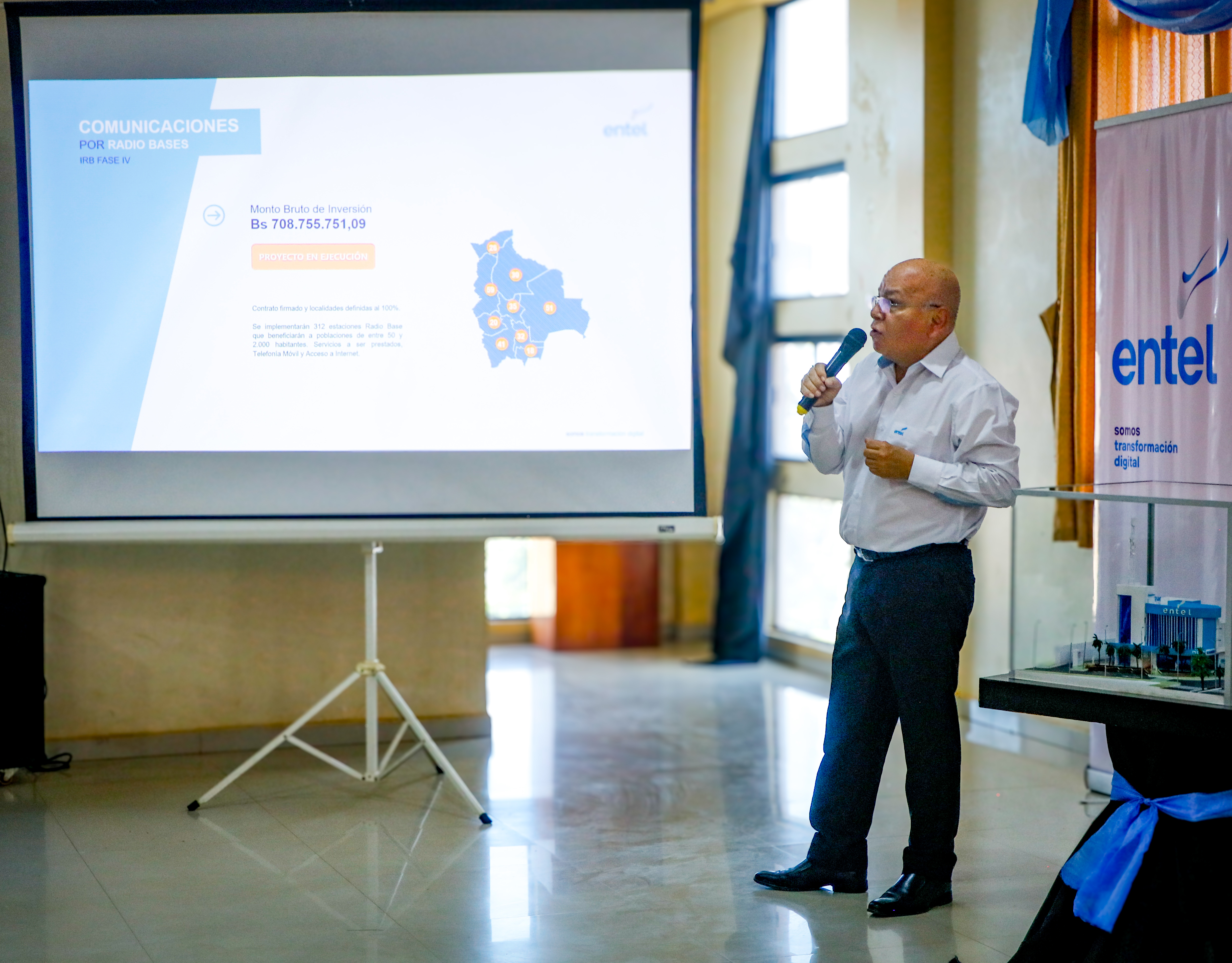 Entel logra crecimiento del 3,1% en ingresos al primer trimestre del año 