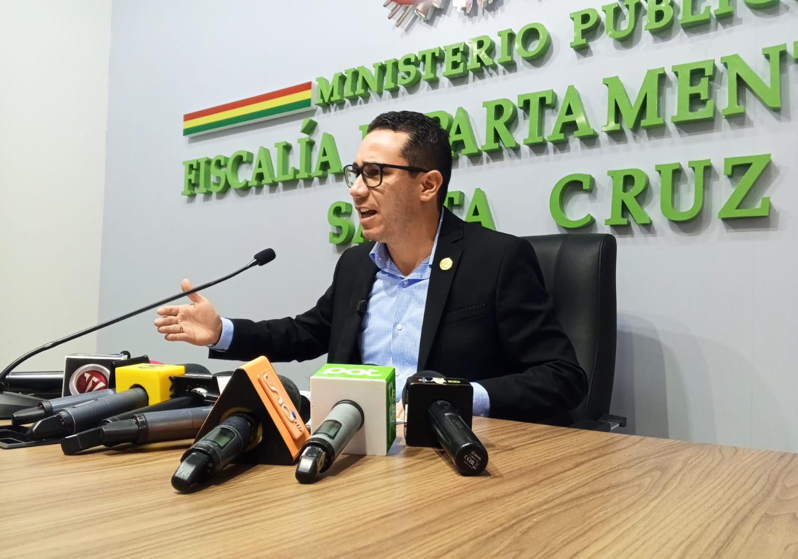 Fiscal departamental de Santa Cruz, Alberto Zeballos. Foto: FGE
