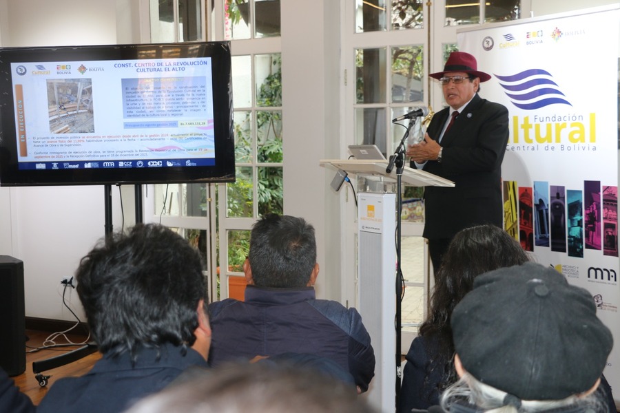 Celebrarán el Bicentenario de Bolivia con la entrega de obras para la cultura