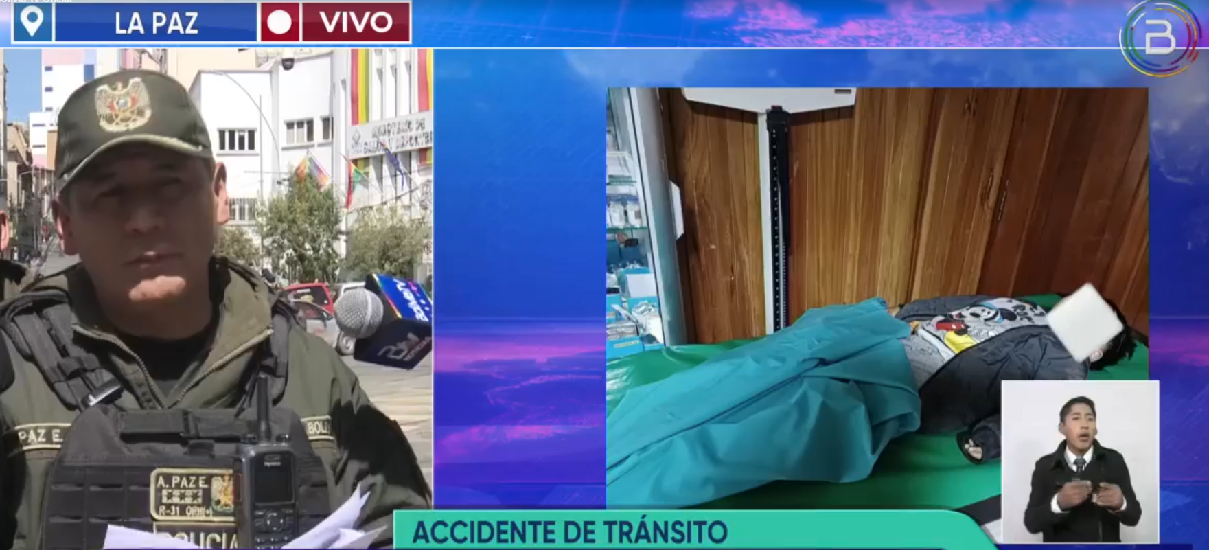 Accidente de tránsito ocasiona el fallecimiento de un menor de 2 años en El Alto