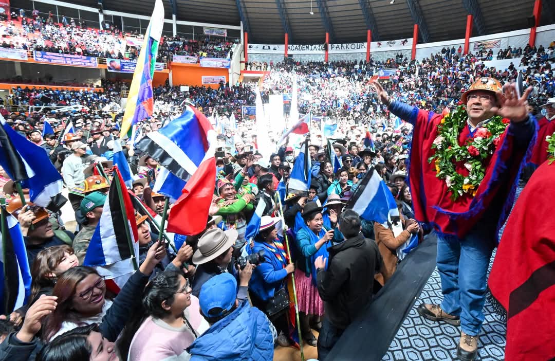 Arce es proclamado candidato del MAS en Potosí y afirma que con la unidad del pueblo ganará en agosto