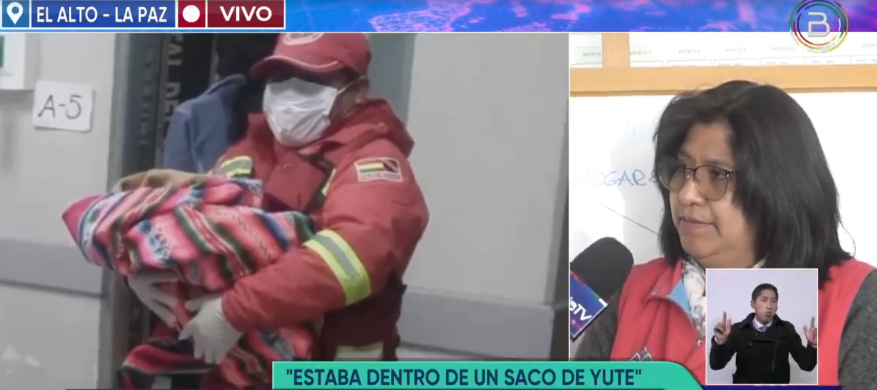 Buscan a familiares de un bebé abandonado en Villa Cooperativa 