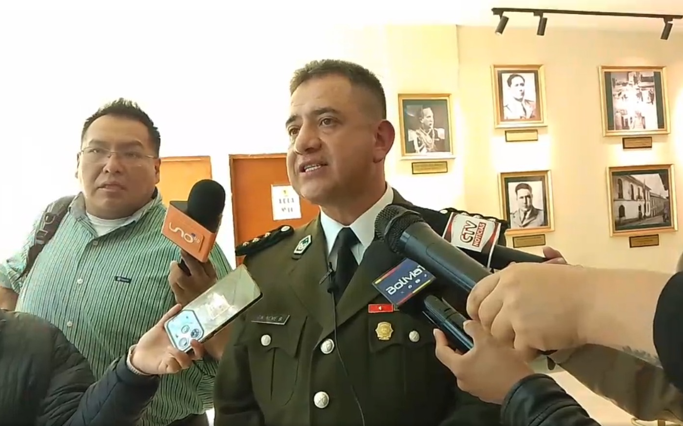 Director departamental de la Fuerza Especial de Lucha Contra el Crimen (Felcc) La Paz, Gabriel Neme. Captura: RRSS