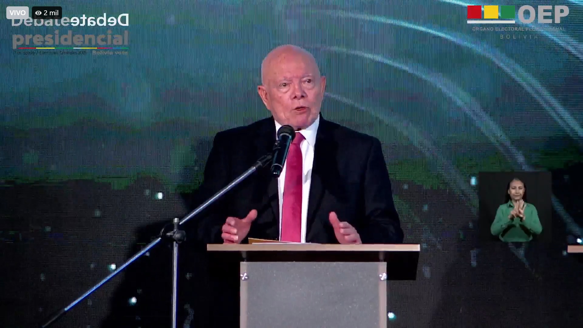 Bolivia vivió el primer debate presidencial de cara a las elecciones del 17 de agosto