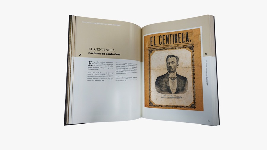 Presentan libro con portadas de periódicos en 200 años como homenaje al Bicentenario de Bolivia