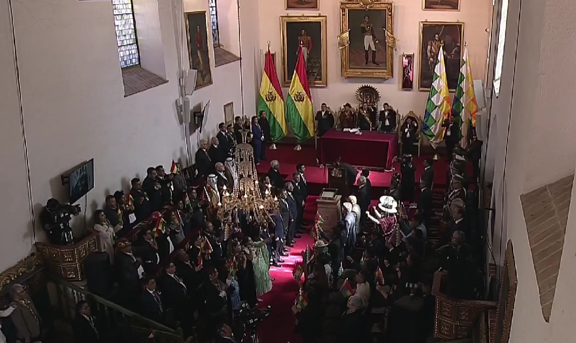 En Sucre inicia la Sesión de Honor por el Bicentenario de Bolivia 