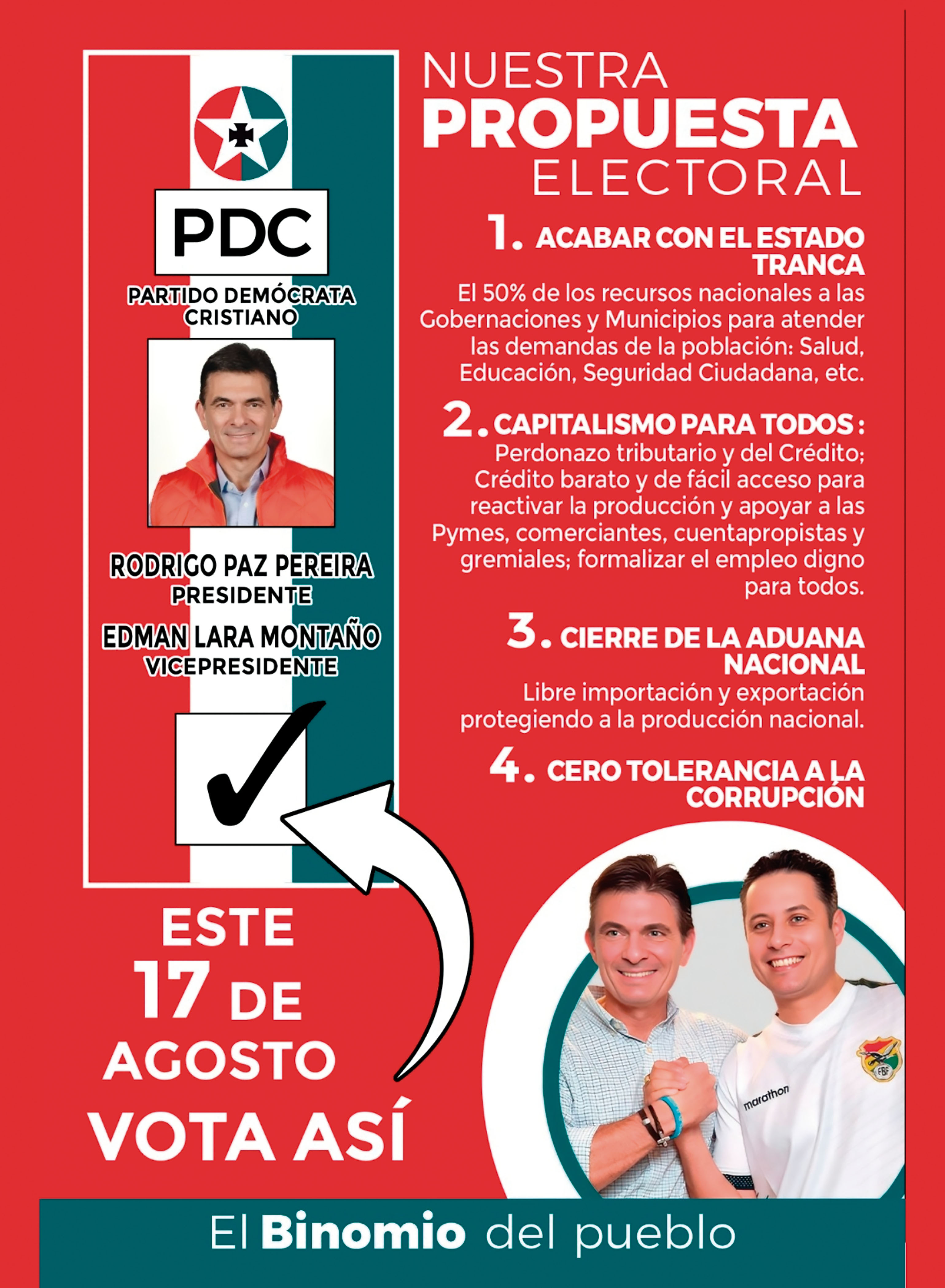 ELECCIONES GENERALES 2025: Conozca el Plan de Gobierno del PDC