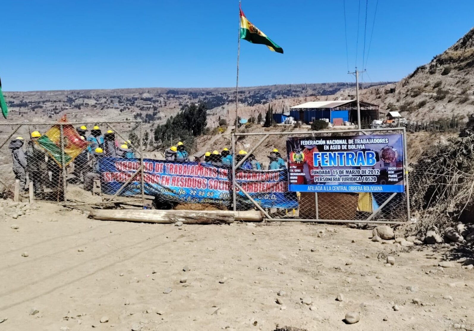 Alcaldía de La Paz denuncia penalmente a trabajadores del relleno sanitario por el bloqueo de 8 días del botadero