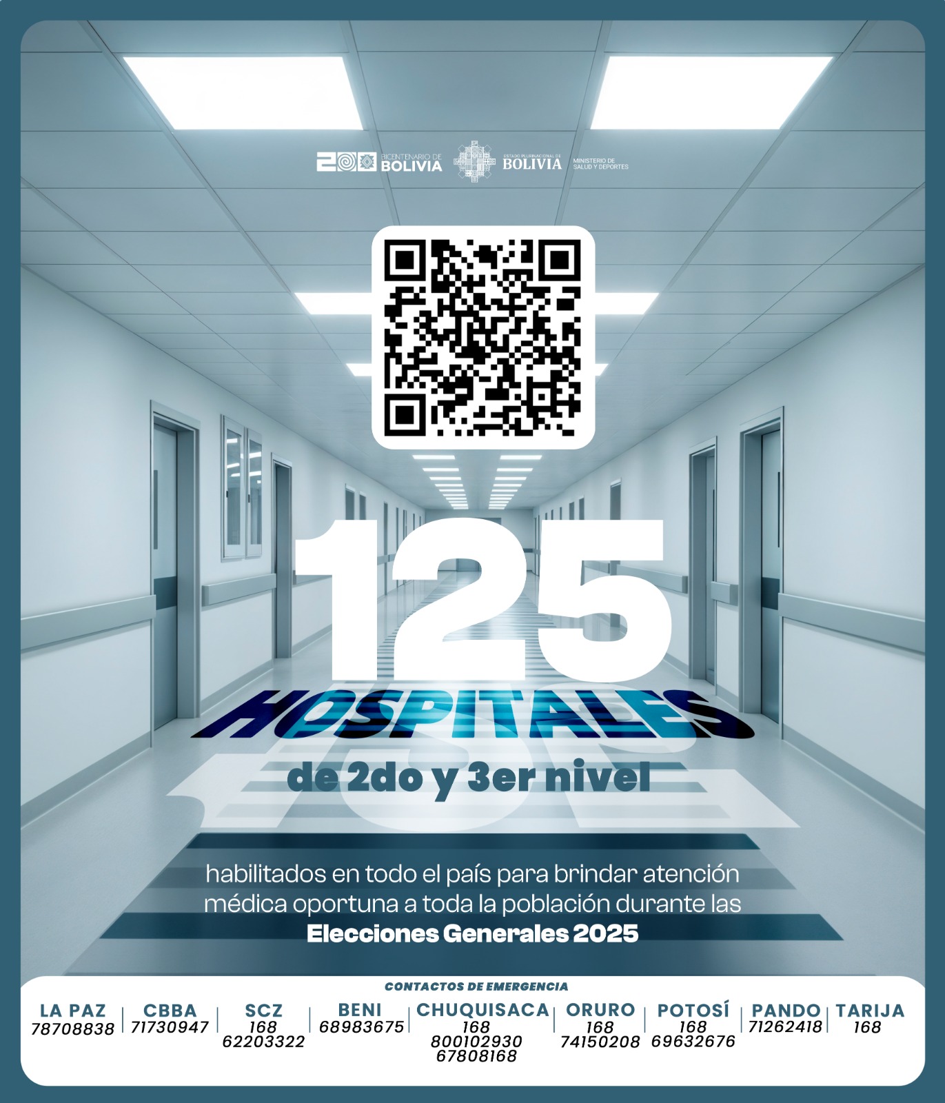 Salud desplaza personal médico y ambulancias para las elecciones nacionales de este domingo