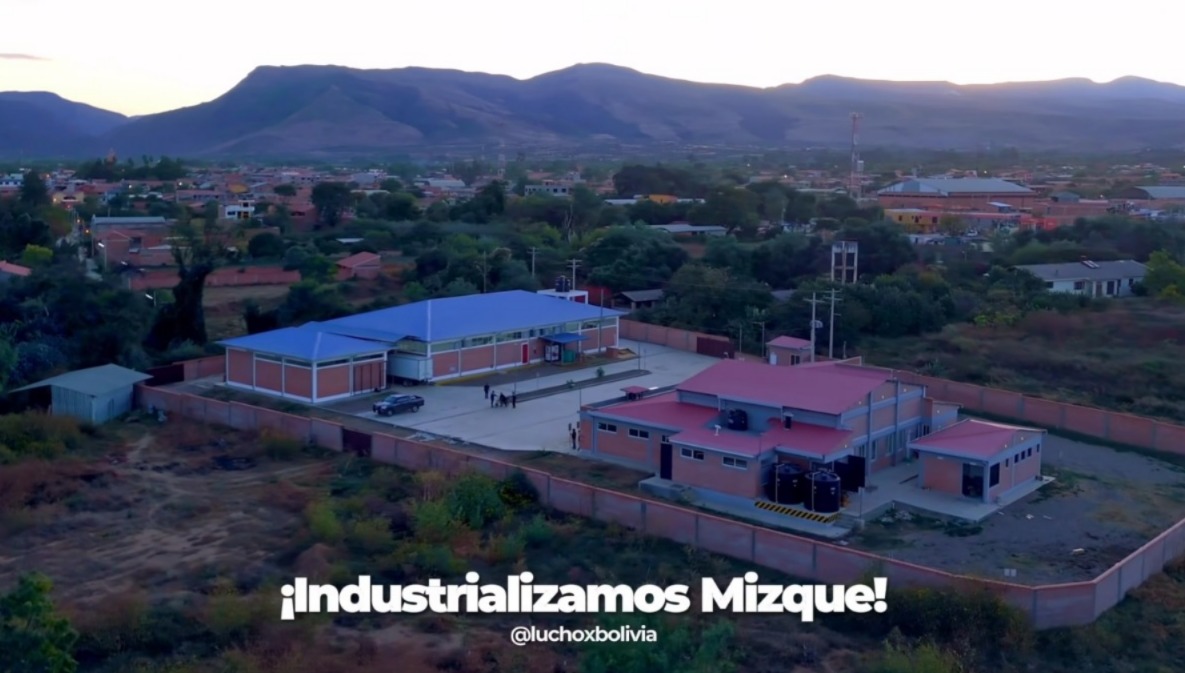 Construcción de la Planta de Transformación de Cebolla en Mizque llega al 90% de avance