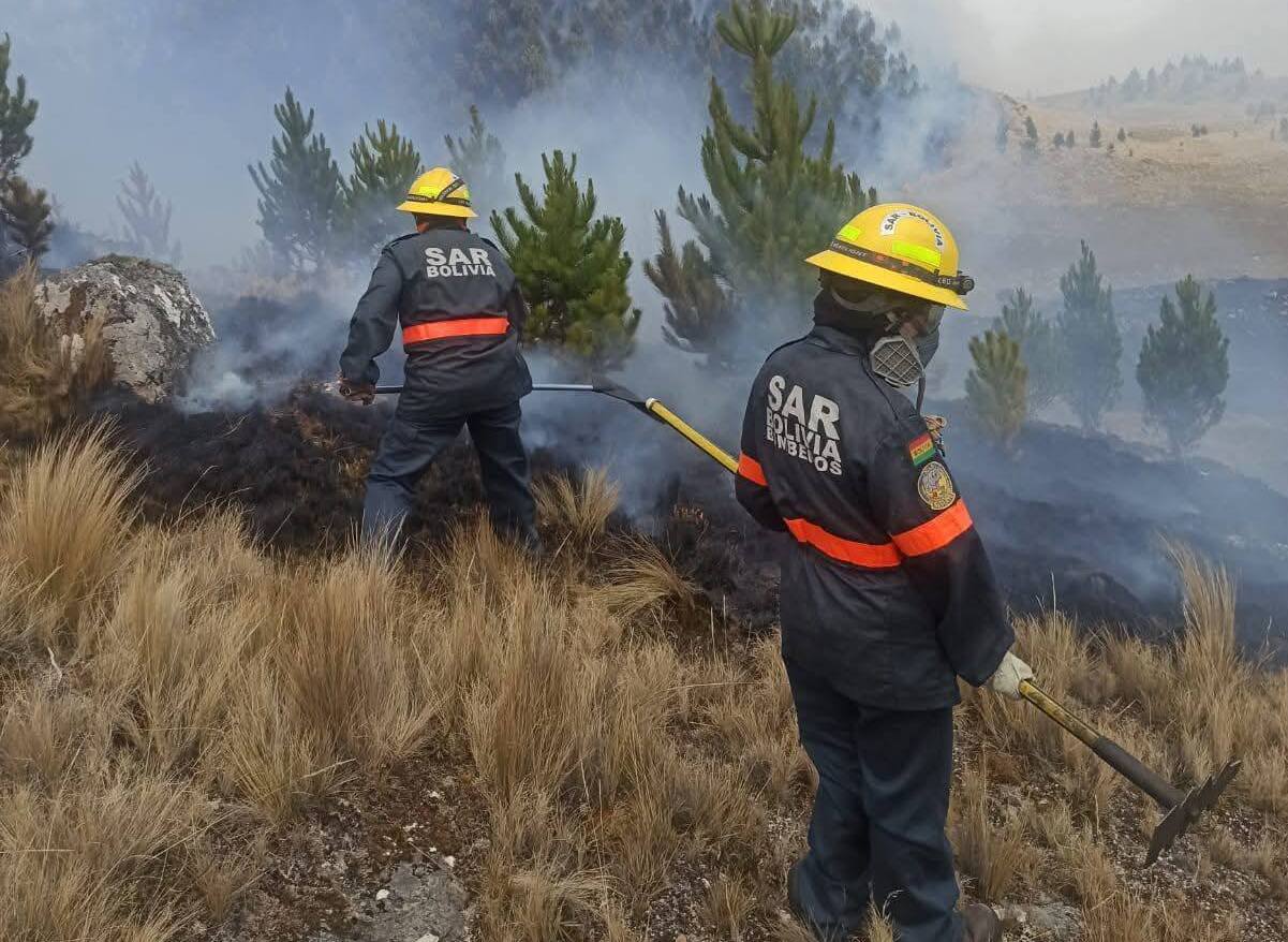 Incendio en el Parque Nacional Tunari arrasó 200 hectáreas y fue controlado en un 90%
