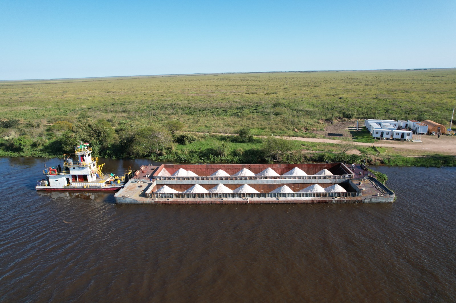ASP-B amplía sus operaciones en Puerto Busch para impulsar las exportaciones bolivianas por la Hidrovía Paraguay Paraná