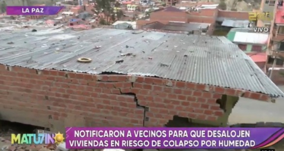 Demolición controlada de viviendas en riesgo en la avenida Bedregal durará 2 meses