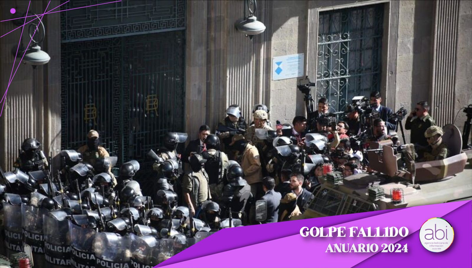 ANUARIO 2024: La valentía y la resistencia del pueblo boliviano y de Arce frenaron intentona golpista