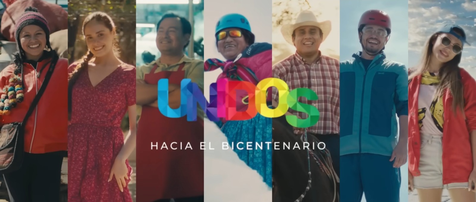 Unidos hacia el Bicentenario de Bolivia. Captura: Comunicación del Estado Plurinacional de Bolivia