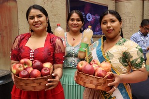 El “Huerto de los mil sabores” expone su potencial productivo y cultural en la XII Feria de la Manzana