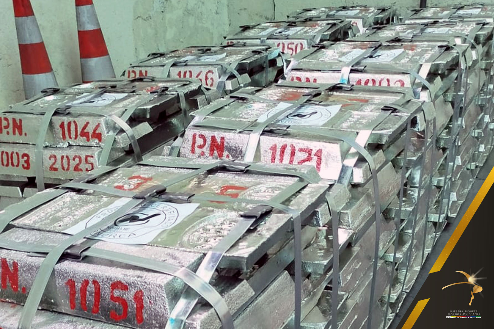 Minera Vinto produjo récord de 12.682,86 toneladas métricas finas de estaño en 2024