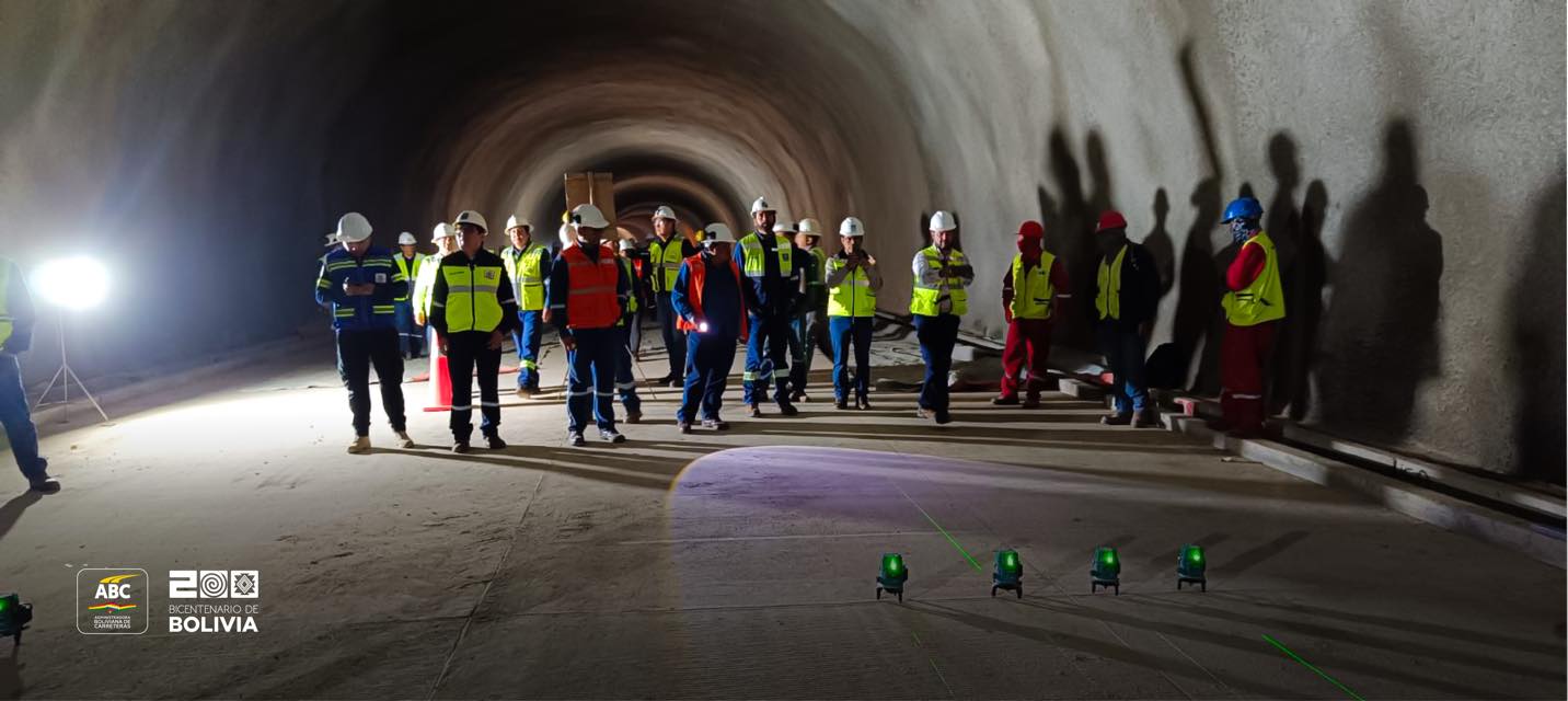 Concluye construcción del túnel Incahuasi, reducirá en 45 minutos el viaje entre Chuquisaca y Santa Cruz