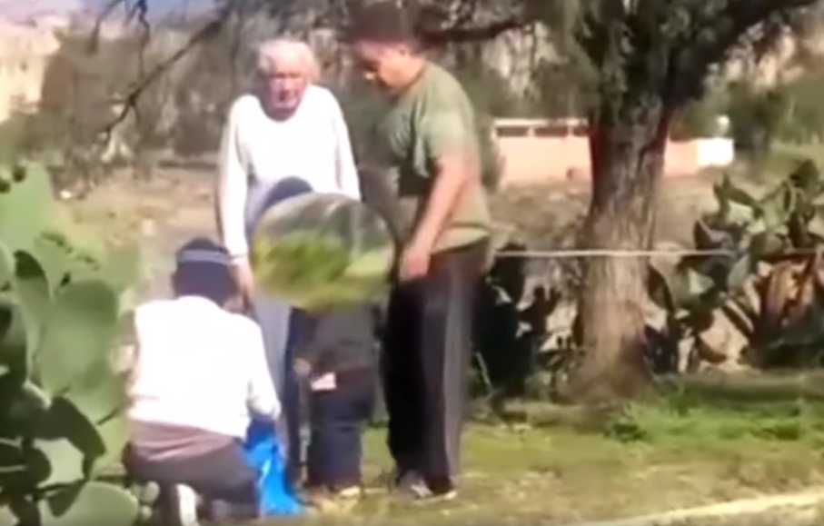 Activan acciones legales por actos de violencia y discriminación hacia una mujer y su niño que recogían tunas