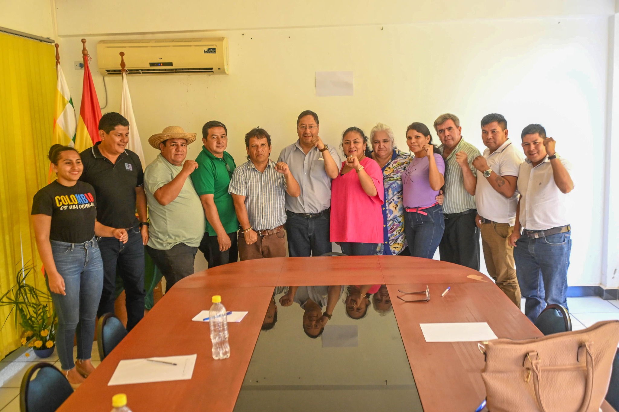 Presidente acuerda con gobernador y alcaldes de Pando consolidar industrialización y proyectos de salud