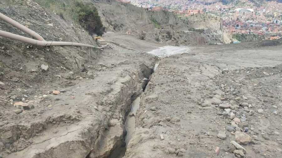 Bajo Llojeta: Detectan erosiones en predios de Kantutani y piden actuar de inmediato para evitar otra mazamorra
