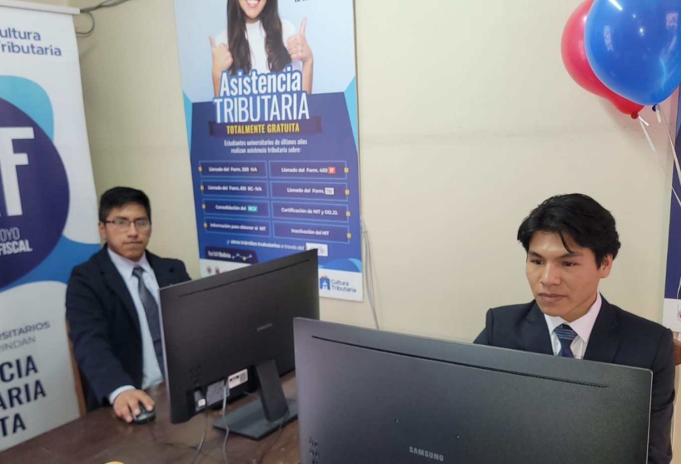 En Potosí Impuestos y Universidad Tomás Frías abren oficina para asesoramiento gratuito a contribuyentes