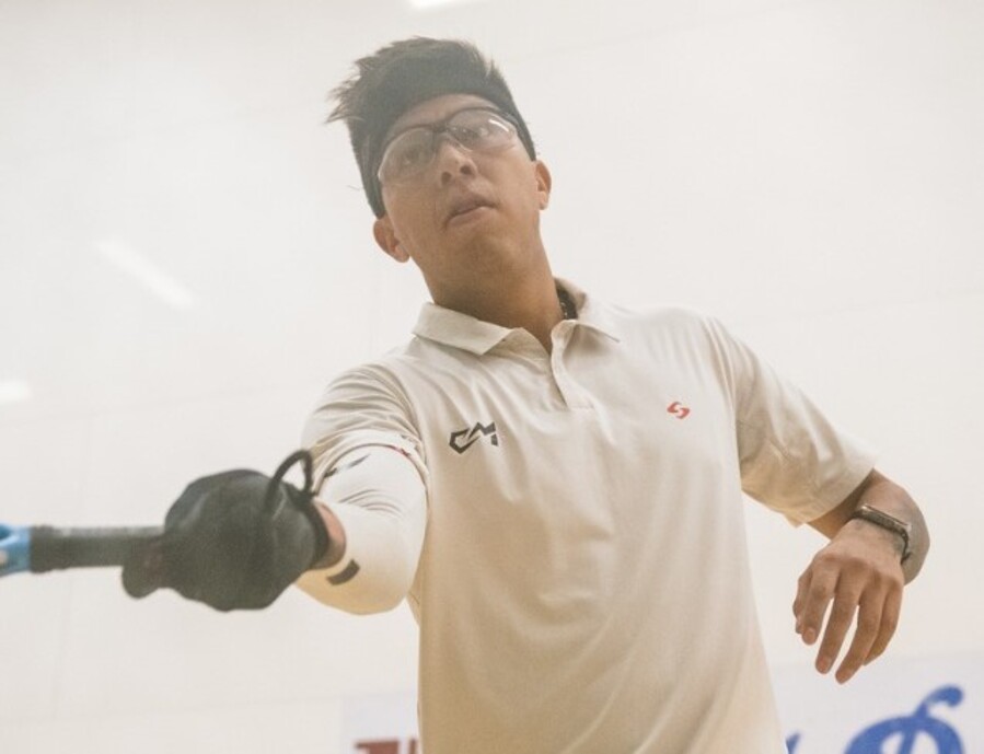 Conrrado Moscoso brilla con medalla de bronce en su regreso al circuito internacional de ráquetbol