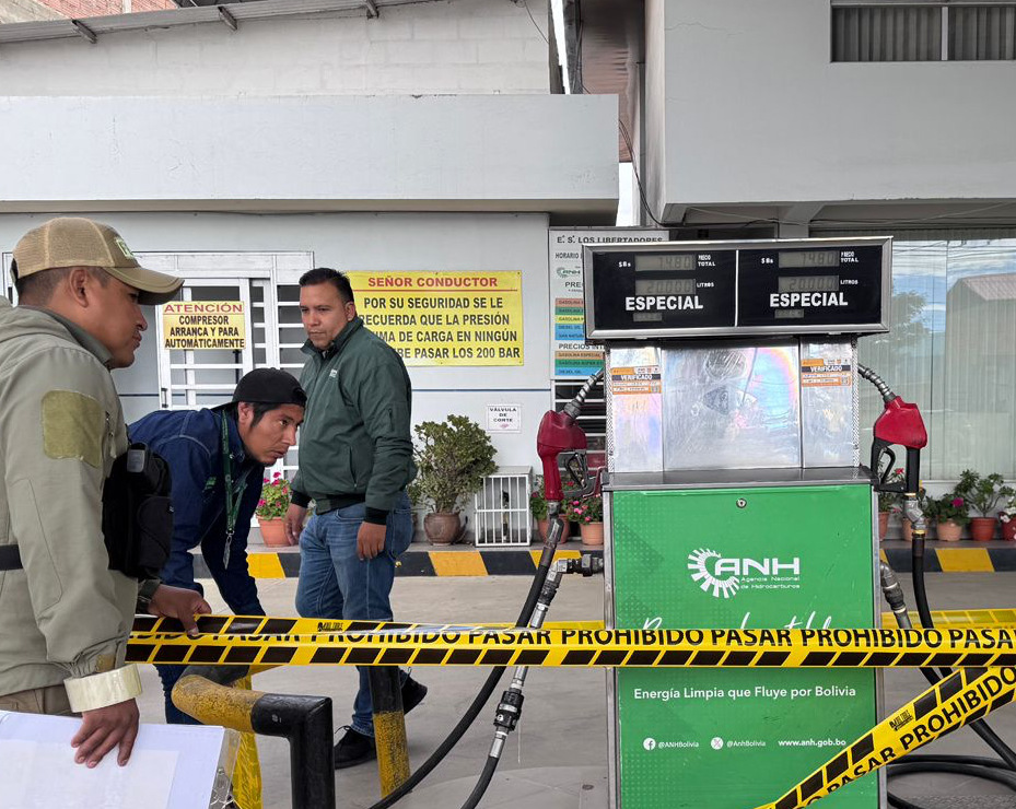 Durante enero precintaron seis estaciones de servicio e incautaron 41 vehículos por desvío de combustible en Cochabamba
