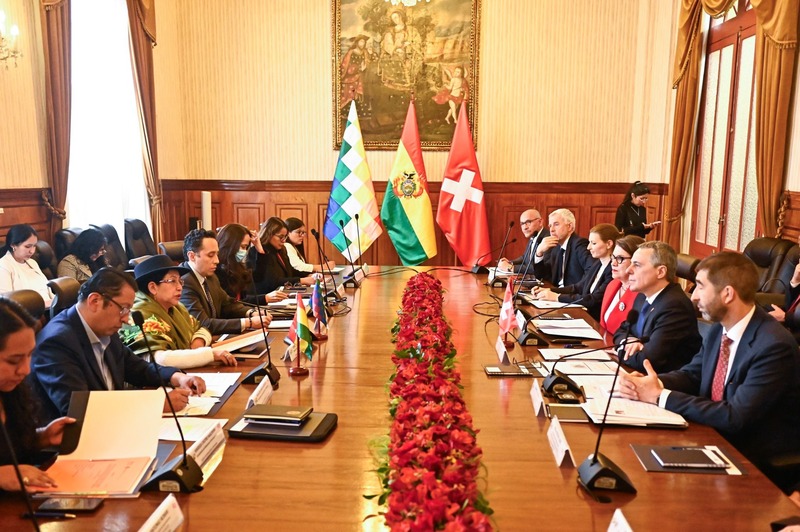 Bolivia y Suiza marcan un hito en su relación bilateral fortaleciendo lazos de comercio y cooperación 