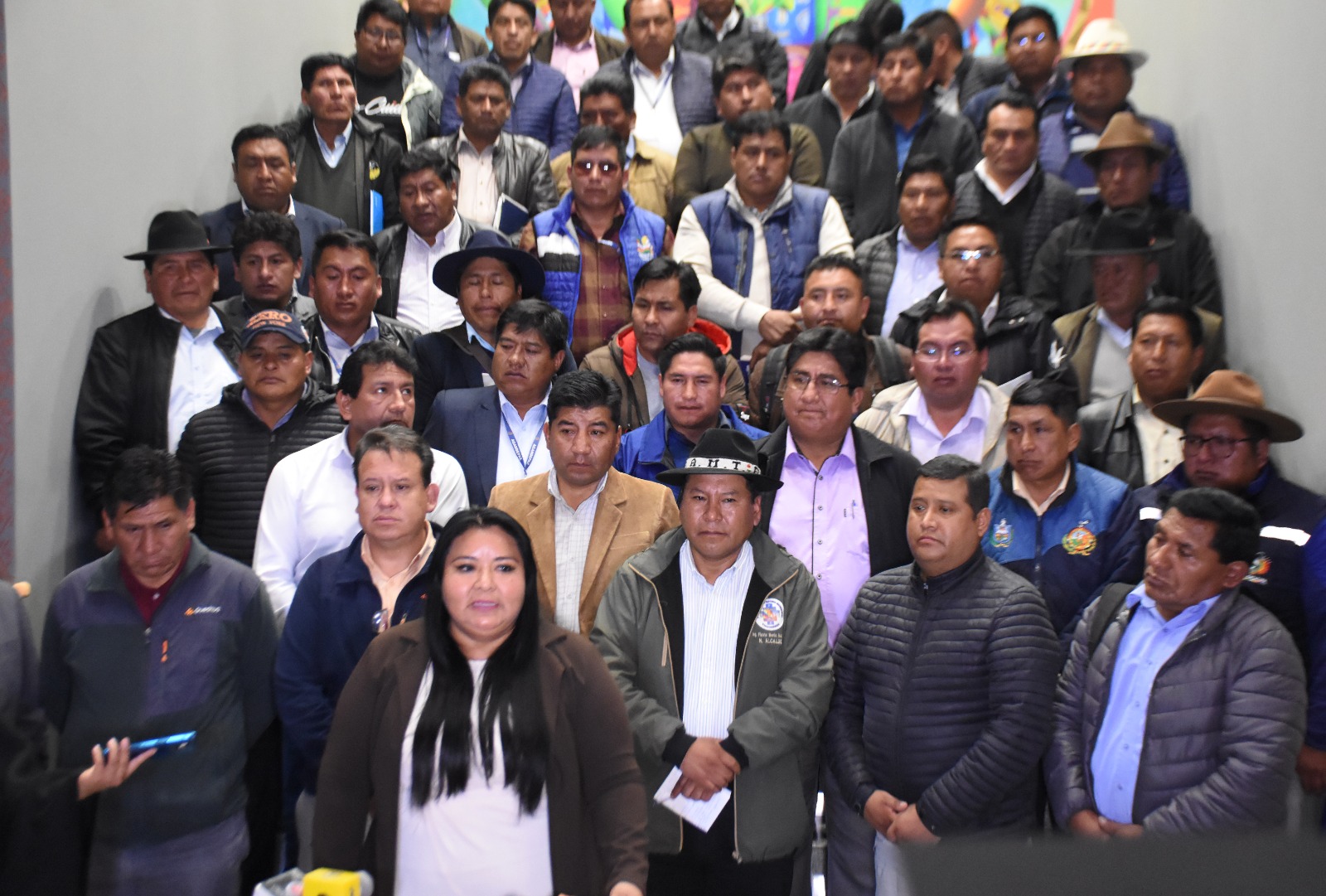 Alcaldes de La Paz afirman que Arce debe continuar y lo nombran presidente 2025-2030