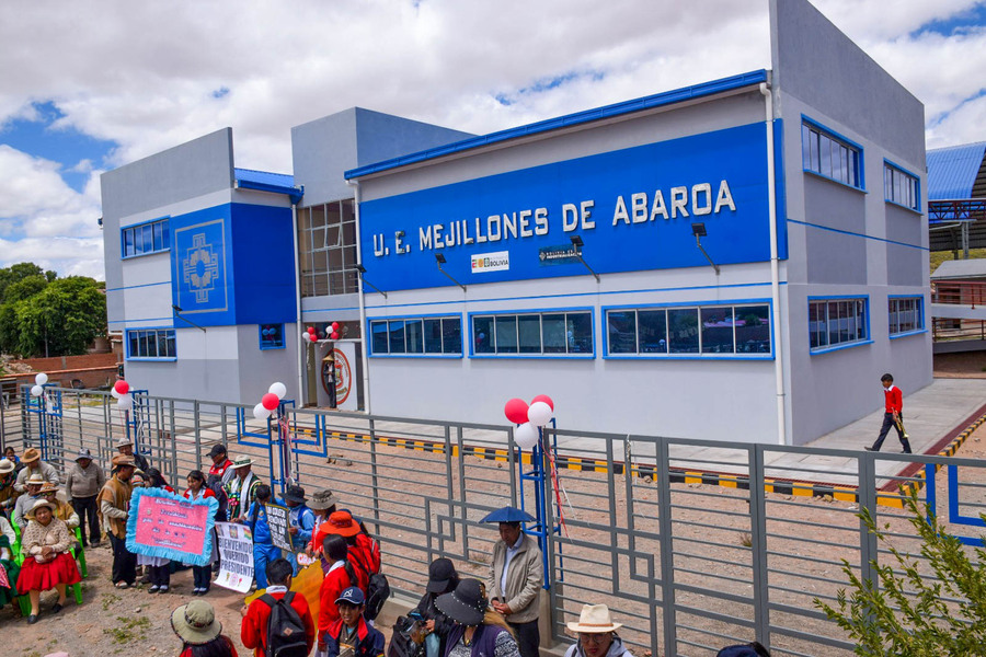 En Oruro destinan Bs 260 millones para 57 nuevas y modernas infraestructuras educativas